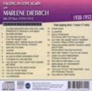 Falling in Love Again With Marlene Dietrich: Her 25 Finest 1930-1952 - CD