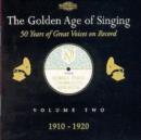 The Golden Age of Singing: 50 Years of Great Voices On Record - CD