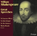 William Shakespeare: Great Speeches - CD