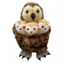 Tawny Owl (with 3 Babies) Soft Toy - Book