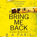 Bring Me Back - eAudiobook