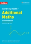 Cambridge IGCSE (TM) Additional Maths Student's Book - Book