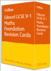 Edexcel GCSE 9-1 Maths Foundation Revision Cards : Ideal for the 2024 and 2025 Exams - Book