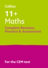 11+ Maths Complete Revision, Practice & Assessment for CEM : For the 2023 Cem Tests - Book
