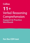 11+ Verbal Reasoning Comprehension Support and Practice Workbook : For the 2024 Cem Tests - Book