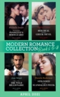 Modern Romance April 2021 Books 5-8 : The Forbidden Innocent's Bodyguard (Billion-Dollar Mediterranean Brides) / Her Deal with the Greek Devil / How to Win the Wild Billionaire / Stranded for One Scan - eBook