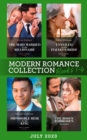 Modern Romance July 2023 Books 1-4 : The Maid Married to the Billionaire (Cinderella Sisters for Billionaires) / Unveiled as the Italian's Bride / Impossible Heir for the King / the Boss's Forbidden A - eBook