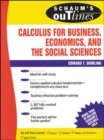 Schaum's Outline of Calculus for Business, Economics, and The Social Sciences - Book