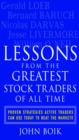 Lessons from the Greatest Stock Traders of All Time - eBook