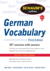 Schaum's Outline of German Vocabulary, 3ed - eBook
