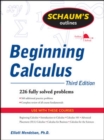 Schaum's Outline of Beginning Calculus, Third Edition - Book