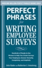 Perfect Phrases for Writing Employee Surveys - Book