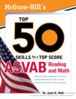 McGraw-Hill's Top 50 Skills For A Top Score: ASVAB Reading and Math : ASVAB Reading and Math with CD-ROM - eBook