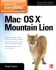 How to Do Everything Mac OS X Mountain Lion - Book