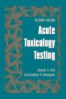 Acute Toxicology Testing - eBook