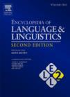 Encyclopedia of Language and Linguistics - eBook