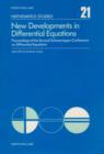 New Developments in Differential Equations : Proceedings of the Second Scheveningen Conference on Differential Equations, the Netherlands, August 25-29, 1975 - eBook