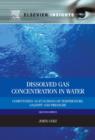 Dissolved Gas Concentration in Water : Computation as Functions of Temperature, Salinity and Pressure - eBook