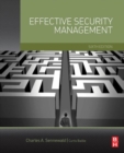 Effective Security Management - Book