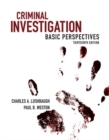Criminal Investigation : Basic Perspectives - Book