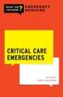 Critical Care Emergencies - Book