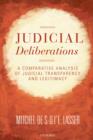 Judicial Deliberations : A Comparative Analysis of Transparency and Legitimacy - eBook