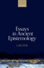 Essays in Ancient Epistemology - eBook