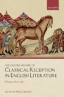 The Oxford History of Classical Reception in English Literature : Volume 1: 800-1558 - eBook