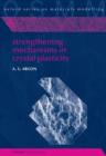 Strengthening Mechanisms in Crystal Plasticity - eBook