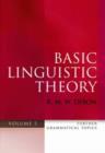 Basic Linguistic Theory Volume 3 : Further Grammatical Topics - eBook