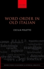 Word Order in Old Italian - eBook