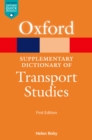 A Supplementary Dictionary of Transport Studies - eBook