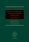 The Law of Security and Title-Based Financing - eBook