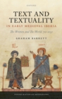 Text and Textuality in Early Medieval Iberia : The Written and The World, 711-1031 - eBook
