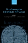 Non-Interrogative Subordinate Wh-Clauses - eBook