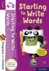 Progress with Oxford: Starting to Write Words Age 4-5 - eBook