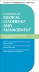Oxford Professional Practice: Handbook of Medical Leadership and Management - Book
