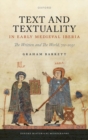 Text and Textuality in Early Medieval Iberia : The Written and The World, 711-1031 - Book