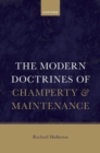 The Modern Doctrines of Champerty and Maintenance - Book