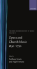 Opera and Church Music 1630-1750 - Book
