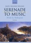 Serenade to Music - Book