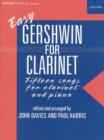 Easy Gershwin for clarinet - Book