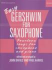 Easy Gershwin for Saxophone - Book