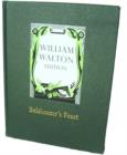 Belshazzar's Feast : William Walton Edition vol. 4 - Book