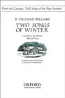 Two songs of winter : from 'Folk songs of the Four Seasons' - Book