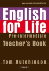 English for Life: Pre-intermediate: Teacher's Book Pack : General English four-skills course for adults - Book