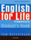 English for Life: Elementary: Student's Book : General English four-skills course for adults - Book