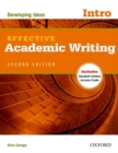 Effective Academic Writing Second Edition: Introductory: Student Book - Book