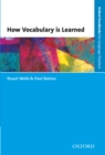 How Vocabulary is Learned - eBook