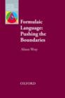 Formulaic Language: Pushing the Boundaries - Book